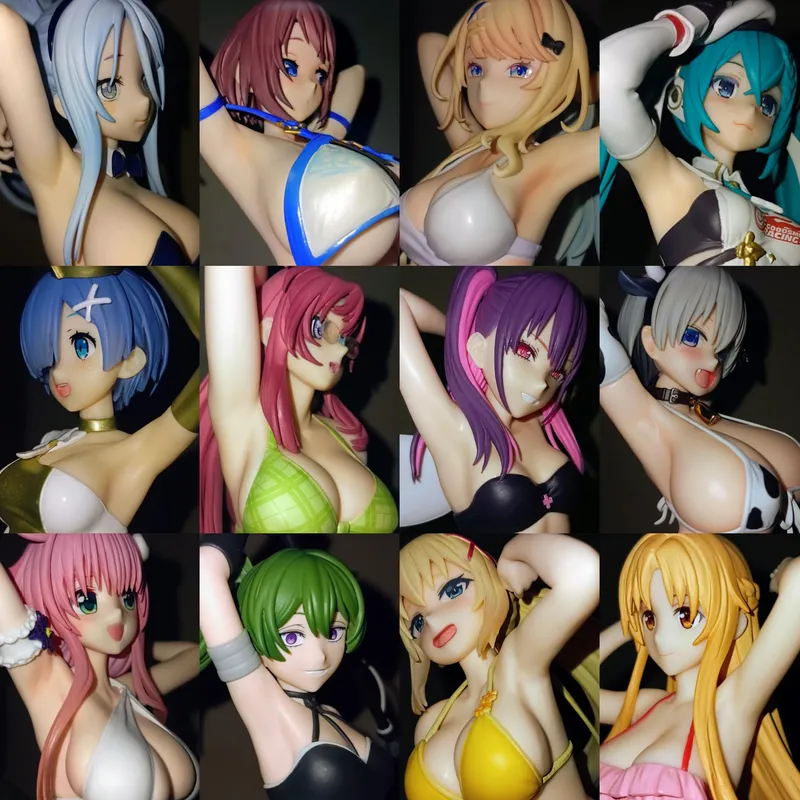 Thumbnail Anime Figures Armpit Exposed by Sam-wong0902 | animearmpits
