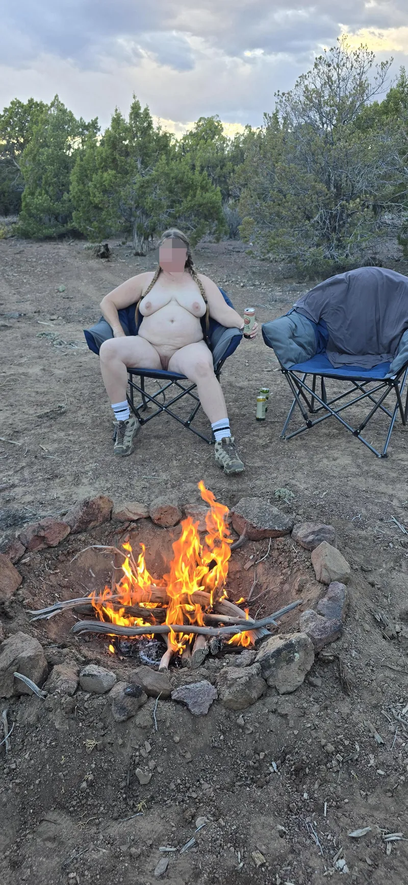 Thumbnail DagdasHarp's Fire Adventure: Embrace BBW Nudist Fun
