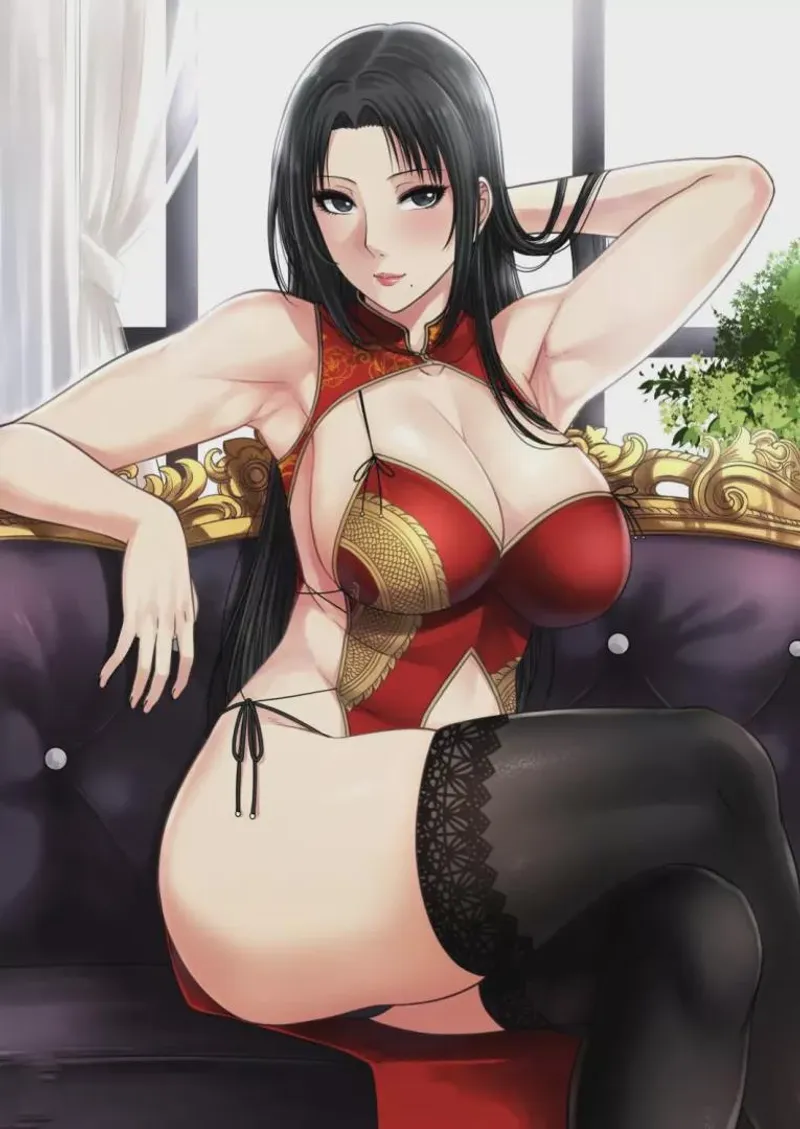 Thumbnail Exquisite Cheongsam Style: Unveiling a Fashionable AnimeMILF by hushed_velourr
