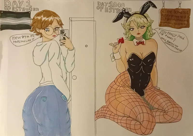 Thumbnail The Power of Estrogen and Porn Logic: Exploring gendertransformation