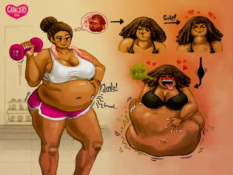 Thumbnail Satisfy Kendra’s Cravings in {image} by CarnivoreJelly | Vore