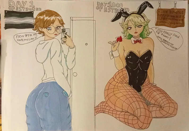 Thumbnail Pure-Consequence723 Delves into 'The Power of Estrogen and Porn Logic' Transformation