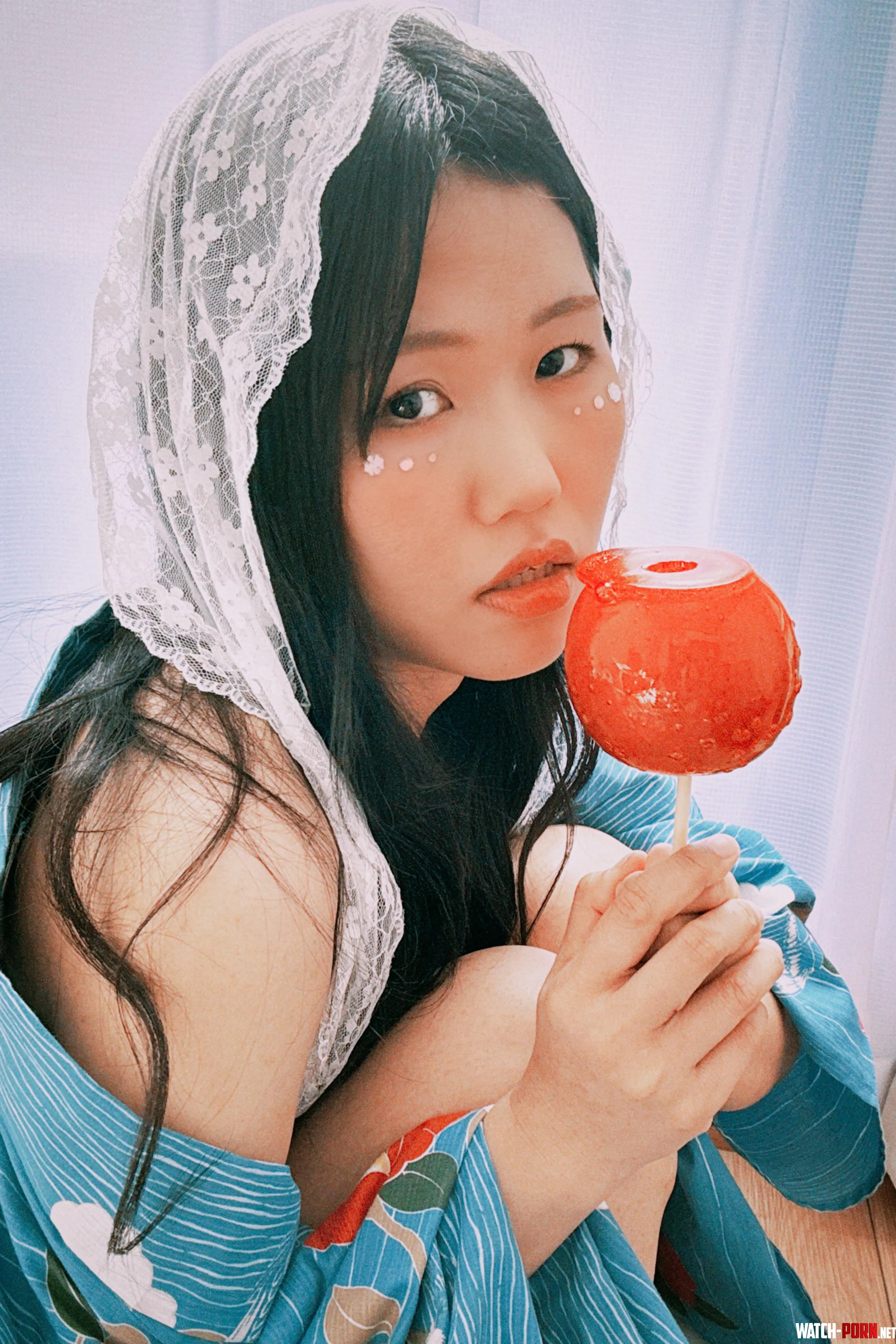 A little taste of Japanese summer festival vibes 🍎 by MiyabiHonoka