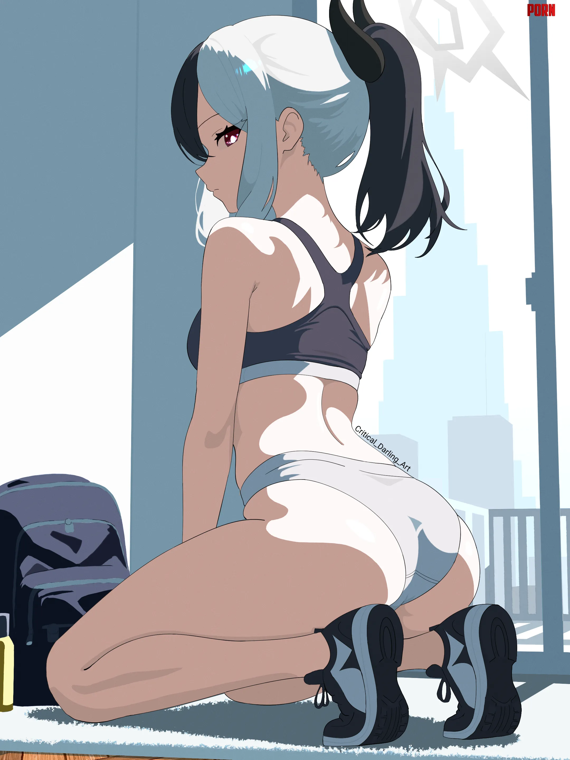 Kayoko Showcasing her fat ass by CookieMonster081