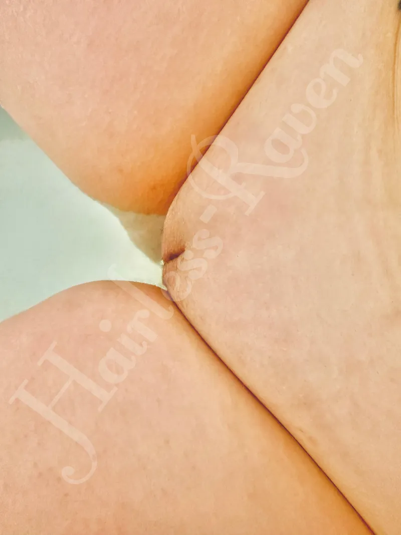 Thumbnail Showing off Her Perfect Hairless Pussy by Hairless-Raven in the PussyMound Category