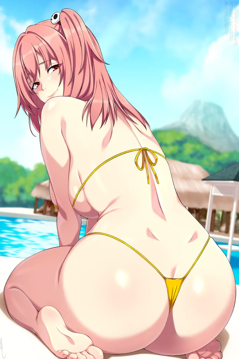 Thumbnail Dive into AzureSamsara's Honoka in swimsuithentai Adventure