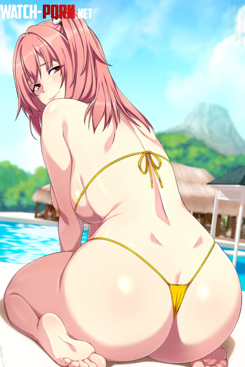 Honoka looking back at you (lindaroze) [Dead or Alive] by AzureSamsara