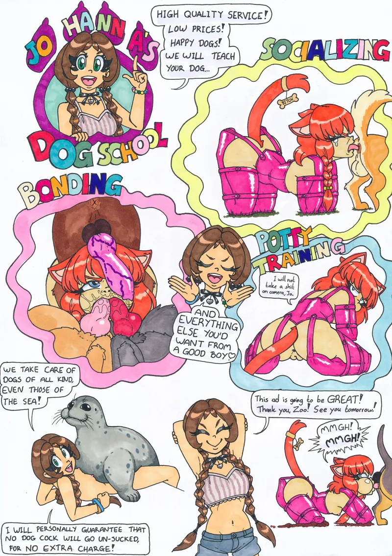 Thumbnail EnigmusPrime Presents 'Johanna's Dog School' Adventure in HentaiBeast
