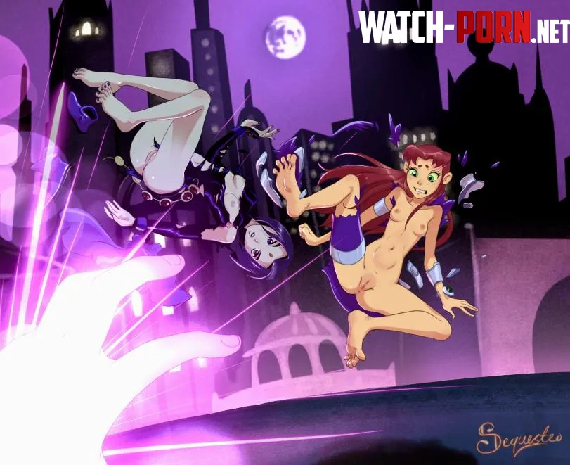 Starfire & Raven (sequestro) [Teen Titans] by National_Concept5957