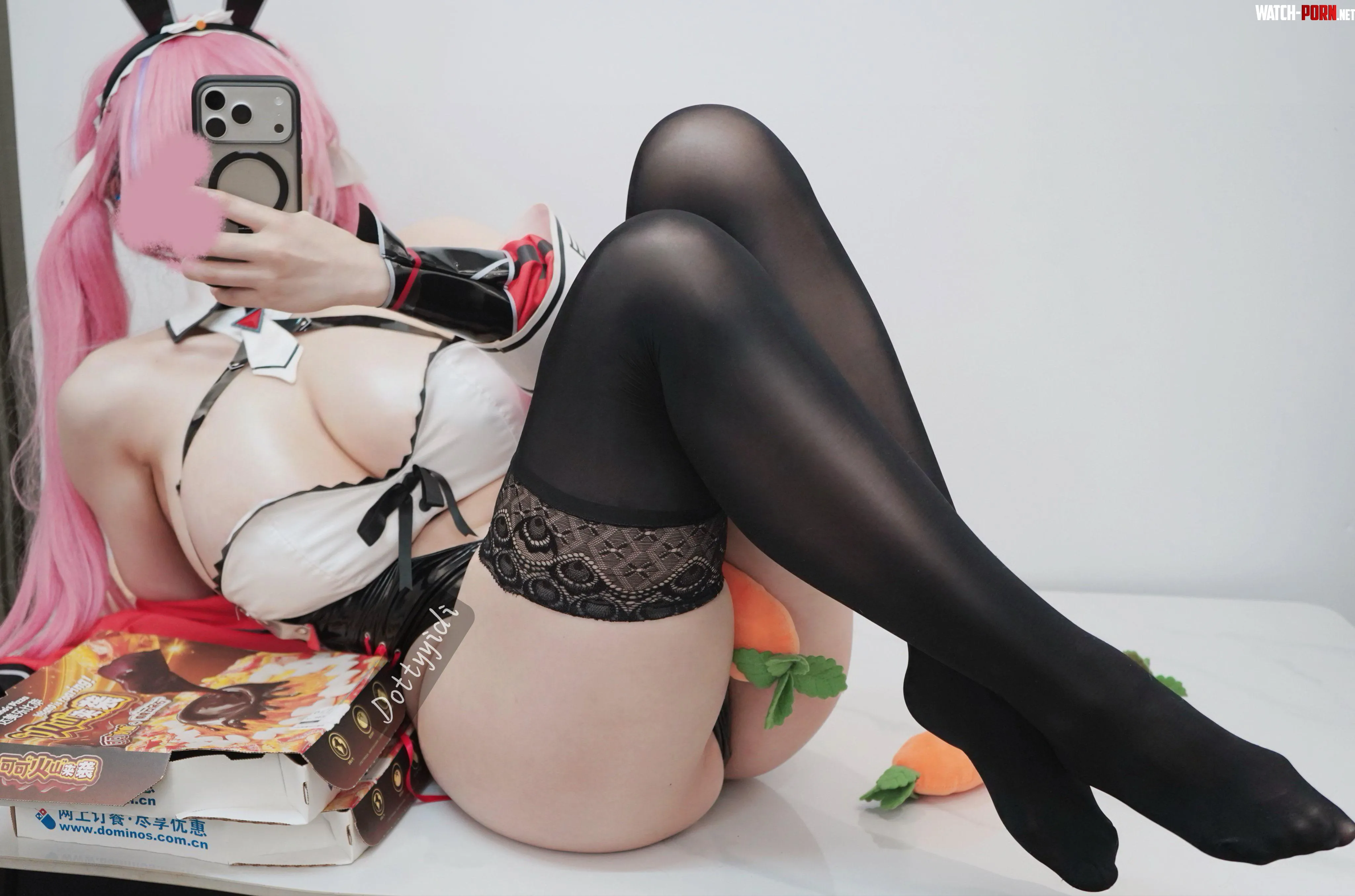 Bunny deliveroo girl cosplay by me (Dottyyidi) by Upbeat-Case-8961