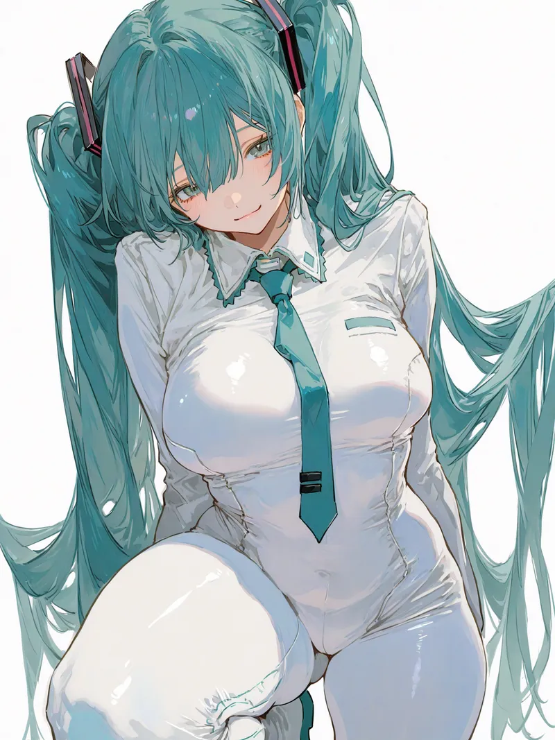 Thumbnail Admire the Charms of Hatsune Miku by Dirixmedi in ecchi Category