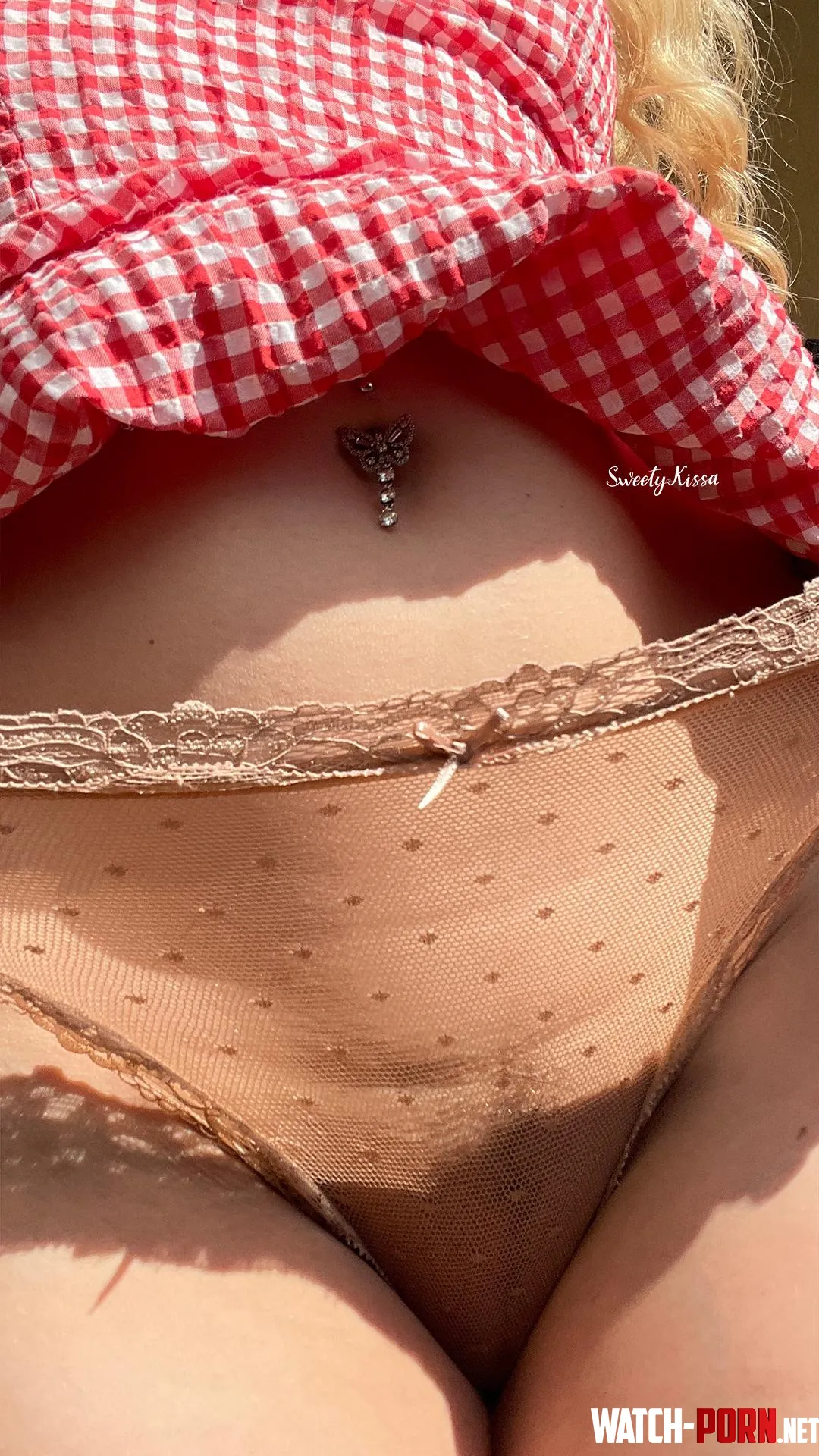 See-through panties for my landing strip 😊 by SweetyKissa