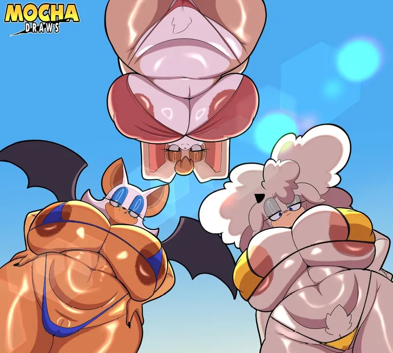 Thumbnail Rouge the Bat & More by mocha_draws | SonicPorn Category