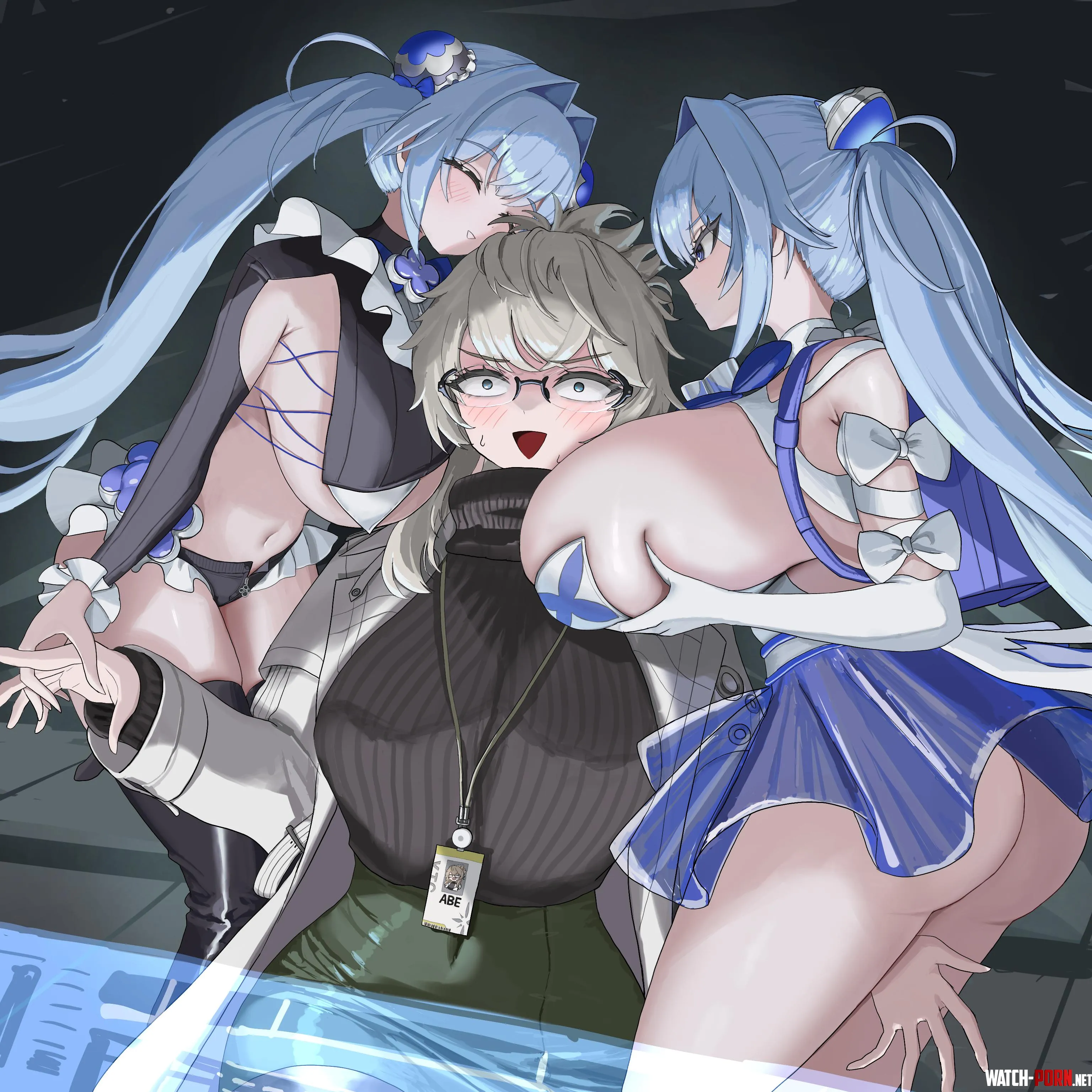 Abe sandwich (mejiro karasu) [Nikke] by MillionHypotheses