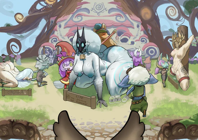 Thumbnail Bandle City Zoo's Playful Illustrations by Eepsiee in Rule34LoL