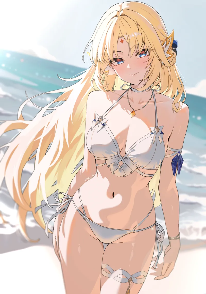 Thumbnail Dive into Fashion Fantasy: Swimsuit Nicole from Genshin Impact