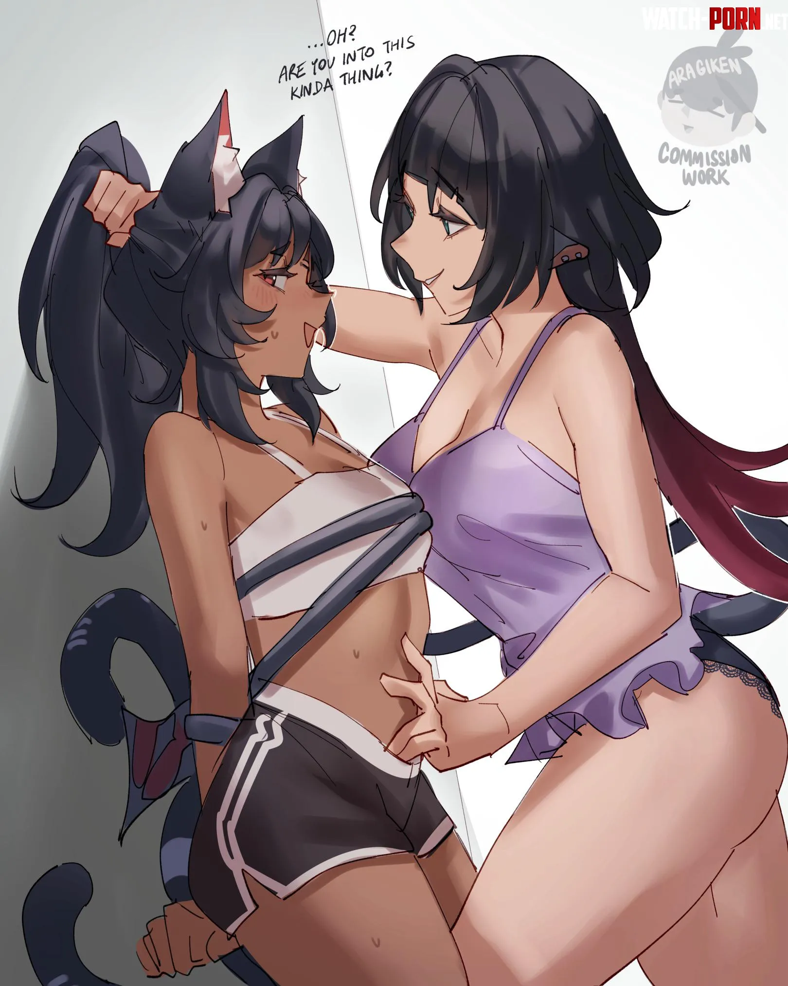 Nekomiya & Jane Doe [Zenless Zone Zero] by Silent_Steak_9540