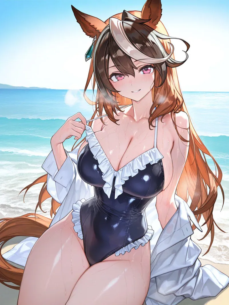 Thumbnail Embrace 'Symboli Rudolf [Uma Musume]' by WoolsonDaSheep | OppaiLove