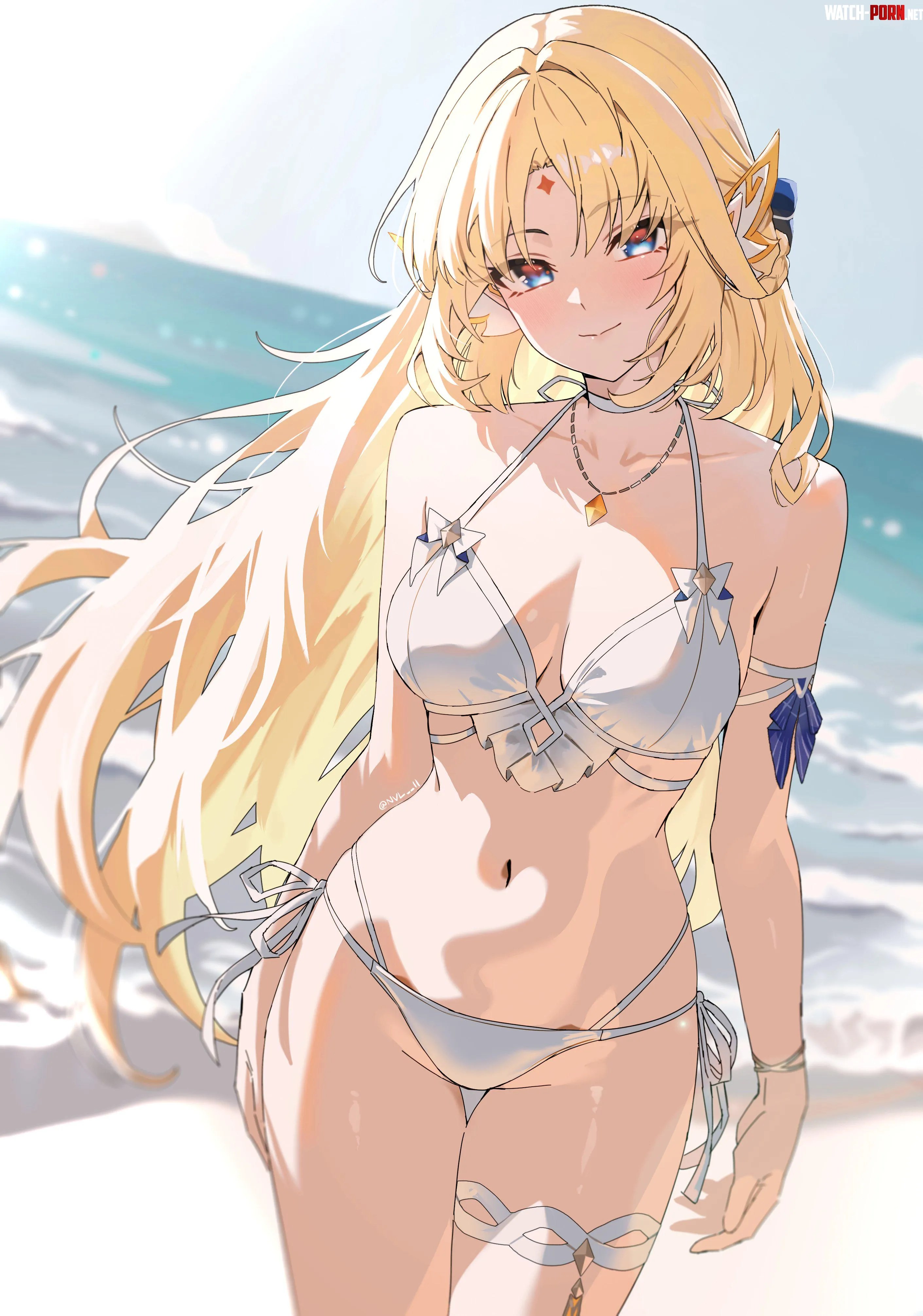 Swimsuit Nicole [Genshin Impact] by xSaviour_N