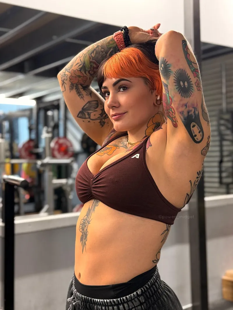 Thumbnail Feeling Good & Sweaty on the Fitness Journey by power_midget | ThickFit