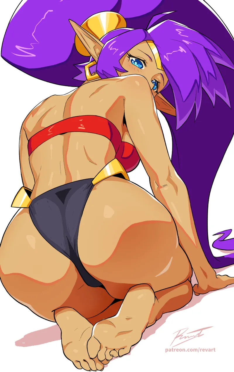 Thumbnail Shantae in Bikini by Revenant - Revealing Ecchi Art