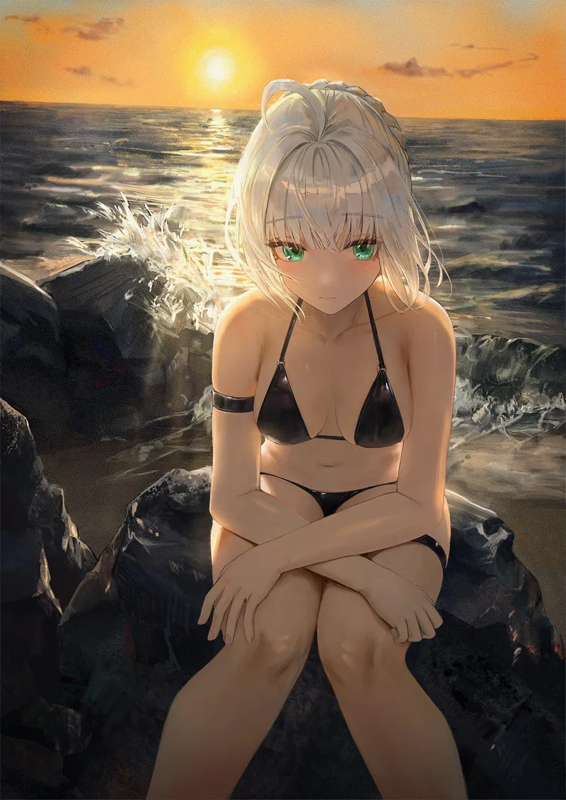 Thumbnail A_MASSIVE_PERVERT Presents Grey [Original] in swimsuithentai