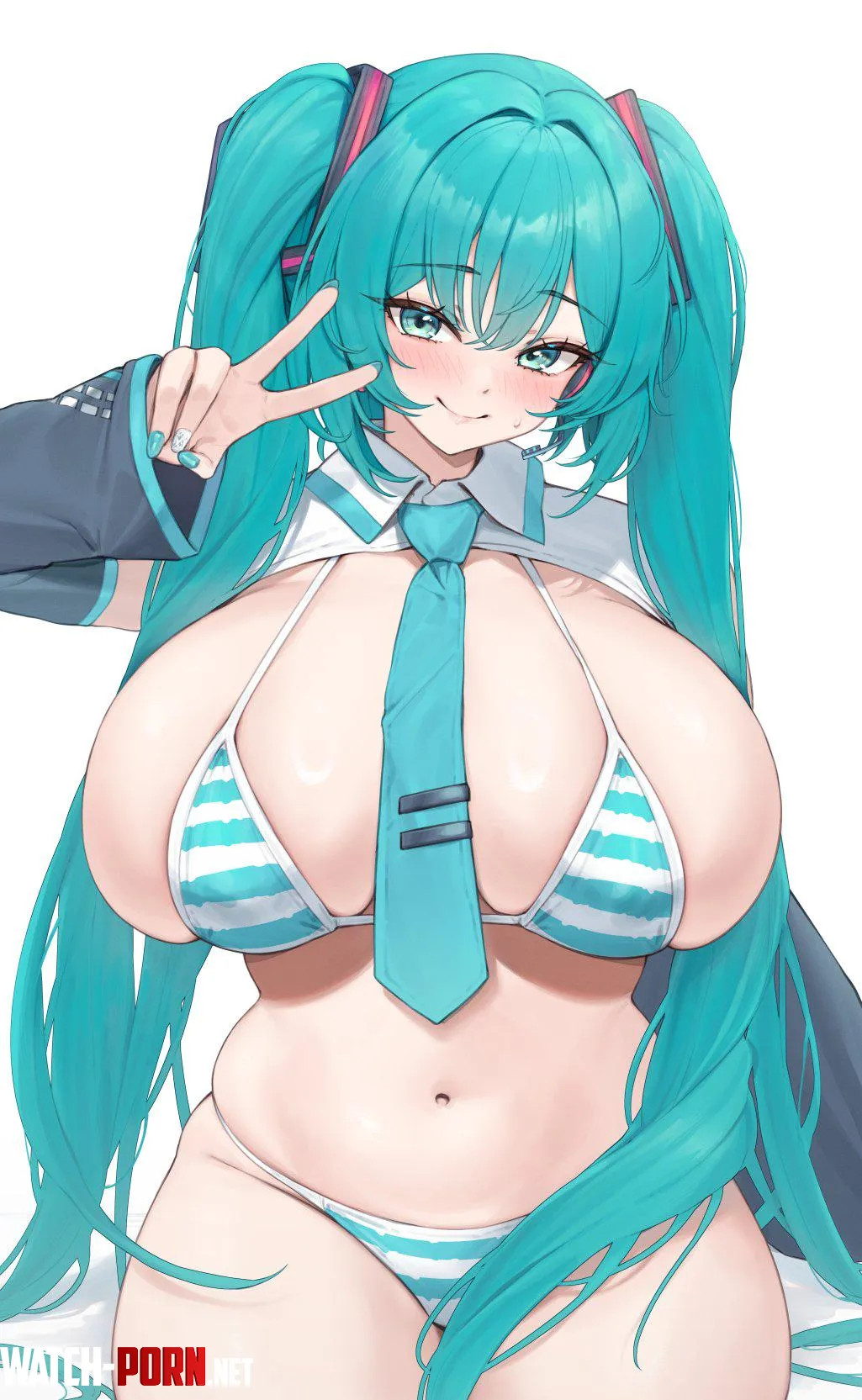 Miku Bikini (Kuavera) [Vocaloid] by llamanatee