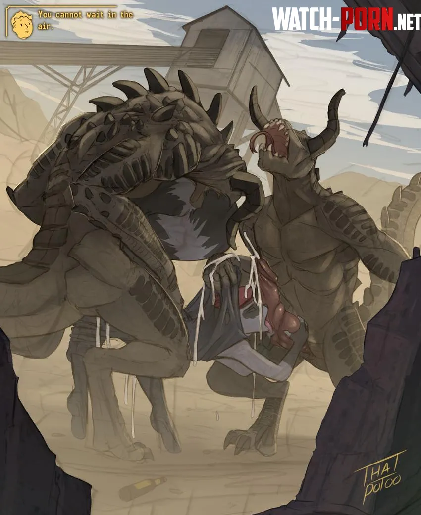 Deathclaws are more dangerous when horny. (thatpotoo
359) by Requestthrowaway131