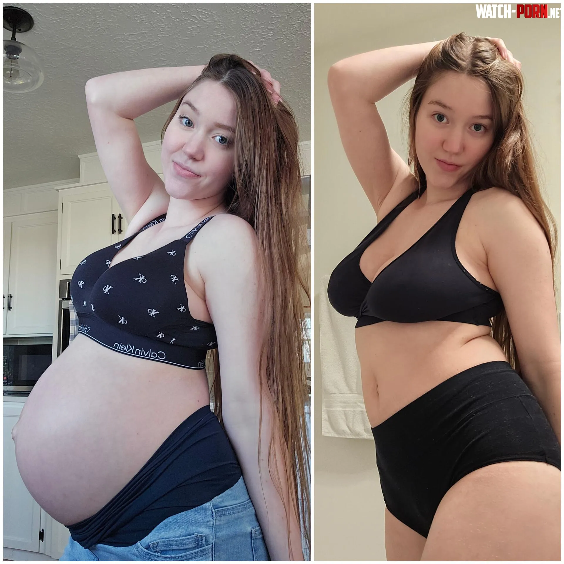 Pregnant vs Mombod by jade_love_12345