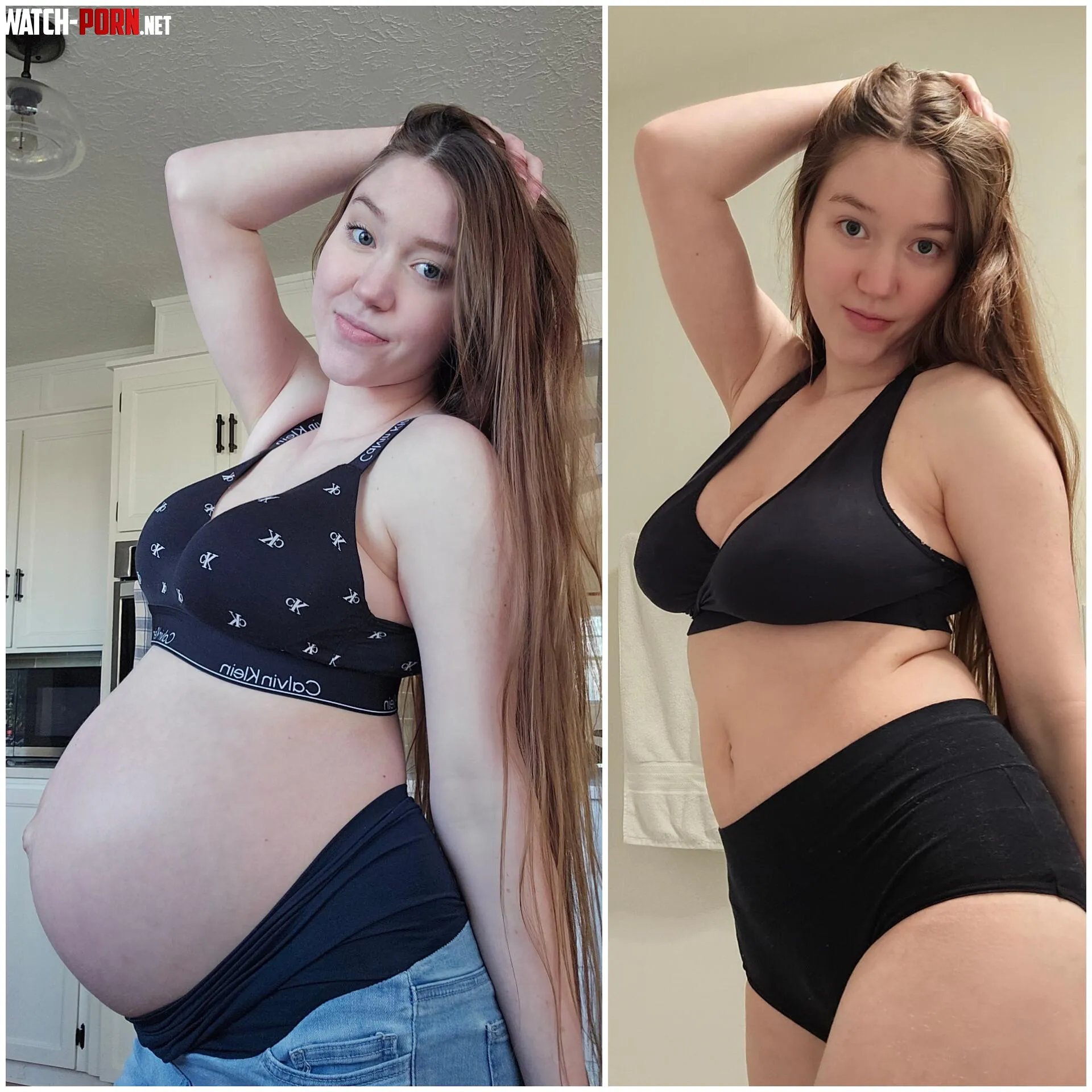 Pregnant vs Mombod by jade_love_12345