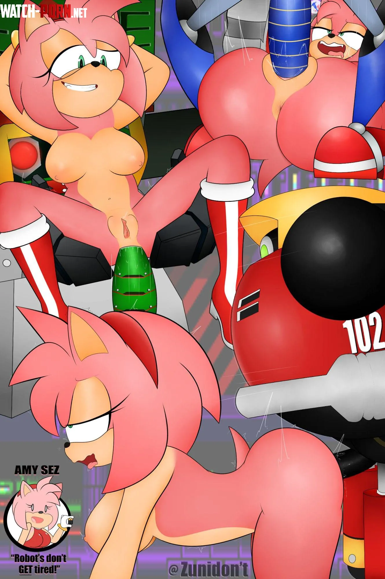 “Robots never get tired” (zunideux) by skylander12345