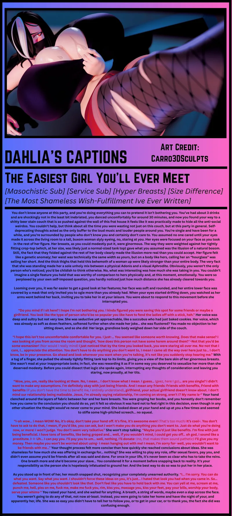 Thumbnail Exploring the Easiest Girl You'll Ever Meet - A Shameless Wish-Fulfillment Tale by God-Dahlia