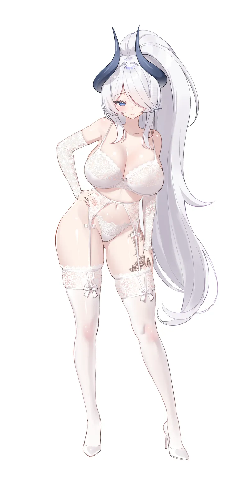 Thumbnail Tattooed Girl with Lingerie by That-casual-guy