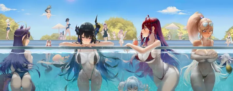 Thumbnail Dive into Fun with Hololive Girls at the Pool by Parking_Rich_5063