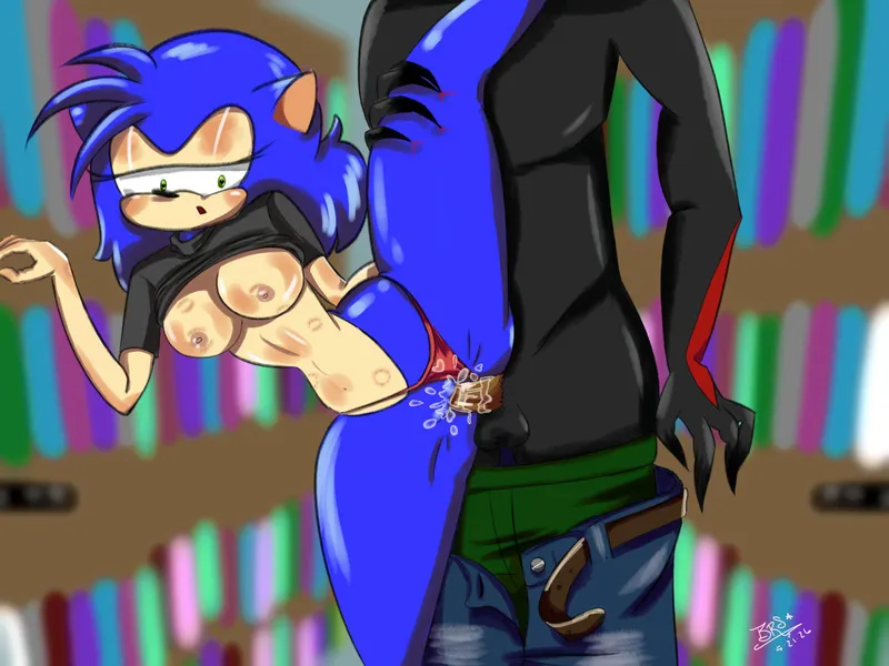 Thumbnail Sonic and Shadow Artistry by FigJellyBiscuits in SonicPorn