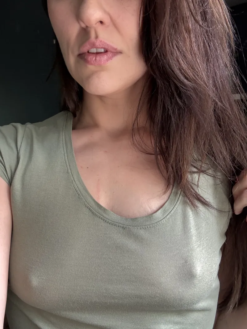 Thumbnail barefootdriving Teases Through Shirt - Will You Take the Bait?