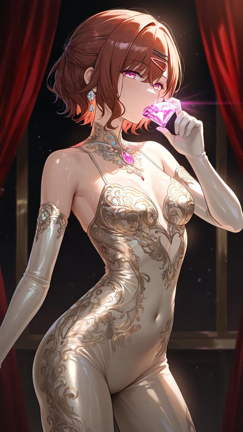 Thumbnail Dive into the World of Bodysuits with WoolsonDaSheep's 'Higuchi Madoka [Idolmaster]'