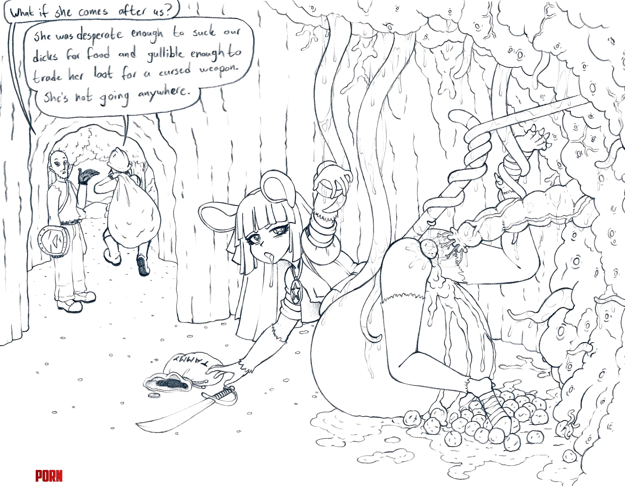 Tammy's tentacle trouble (Rocky-Candy) by EnigmusPrime