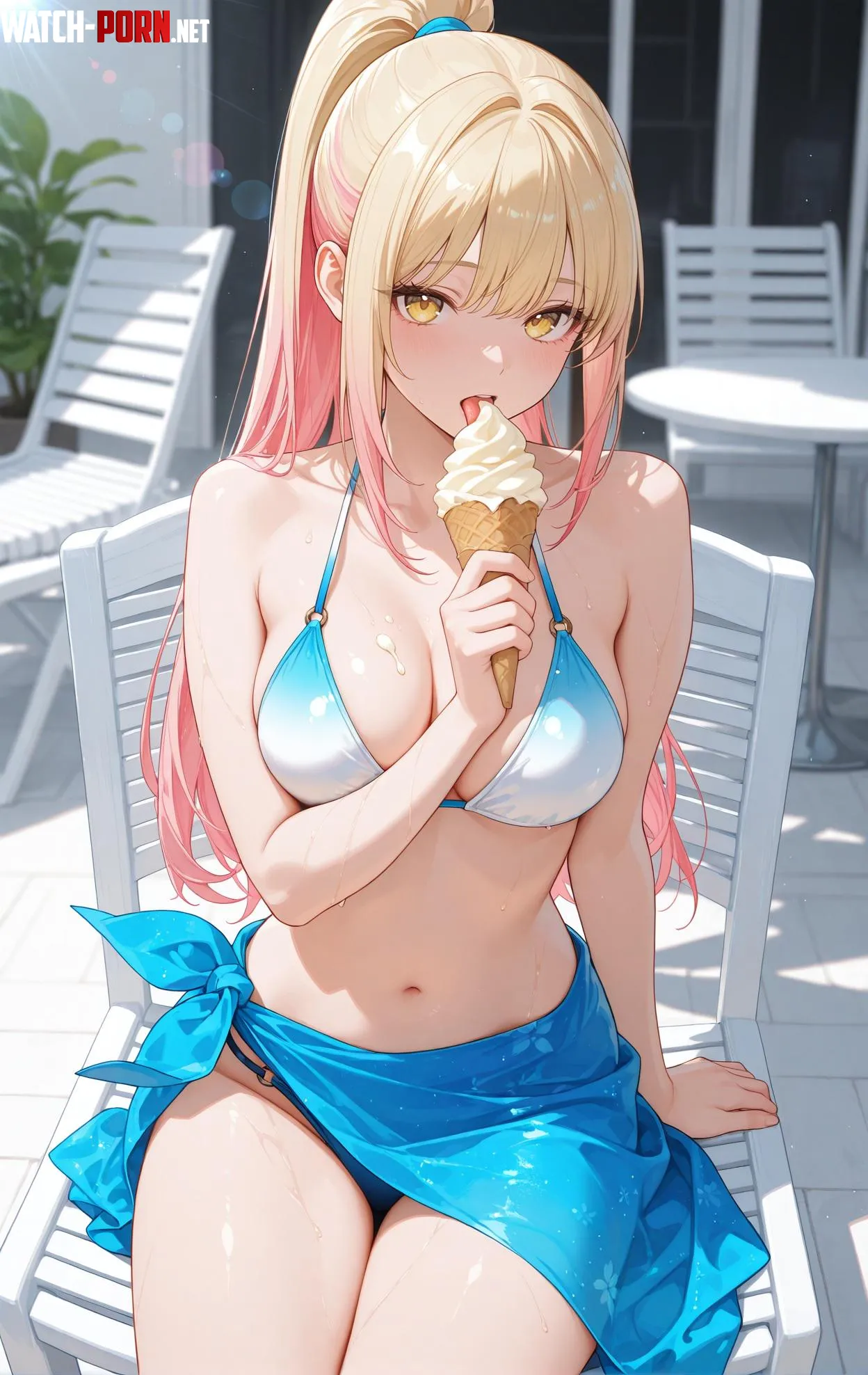 Vanilla by the Pool 🍦 by WoolsonDaSheep