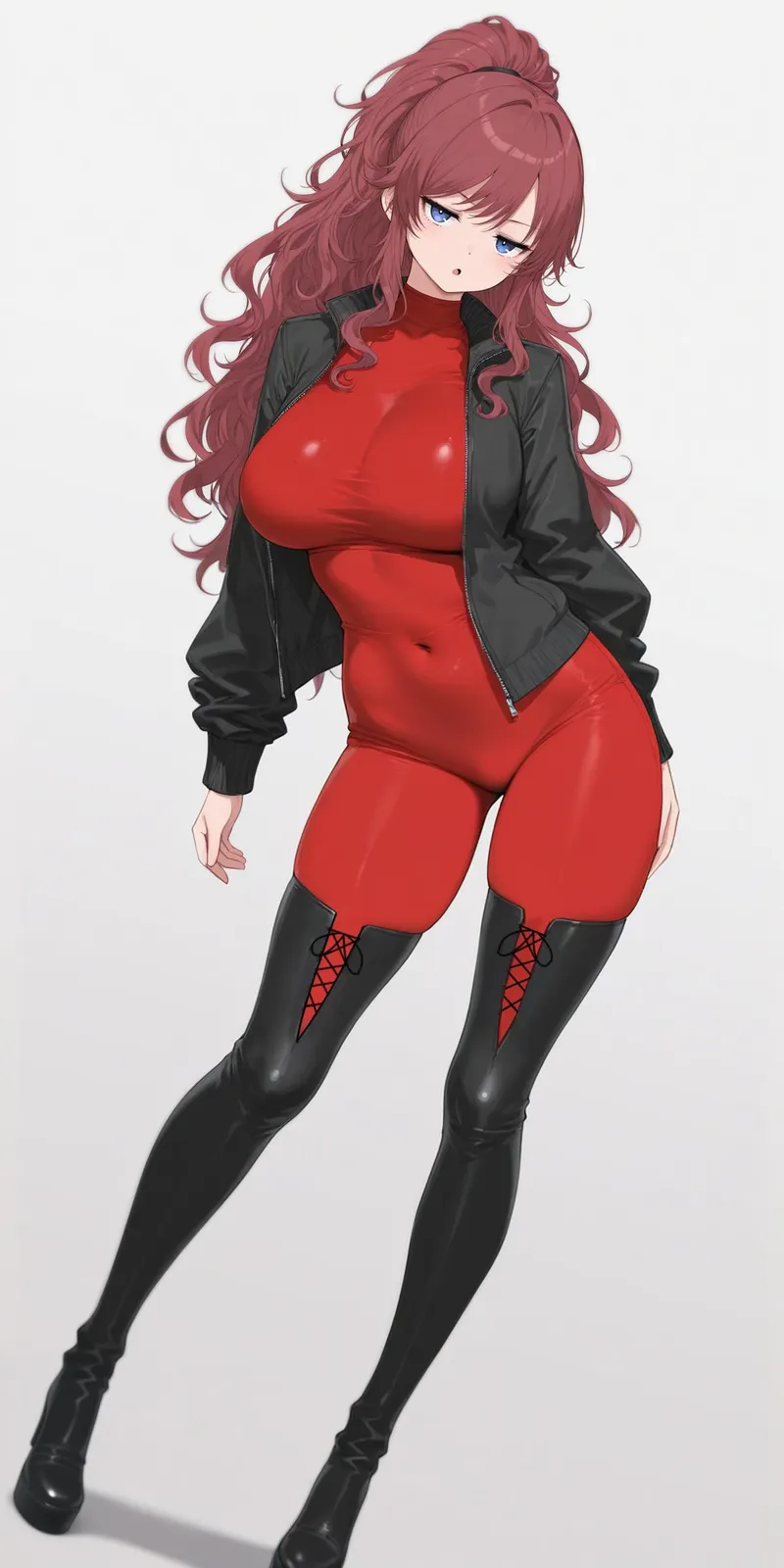 Thumbnail Ravishing in Red: Unveil WoolsonDaSheep's 'Red Bodysuit'