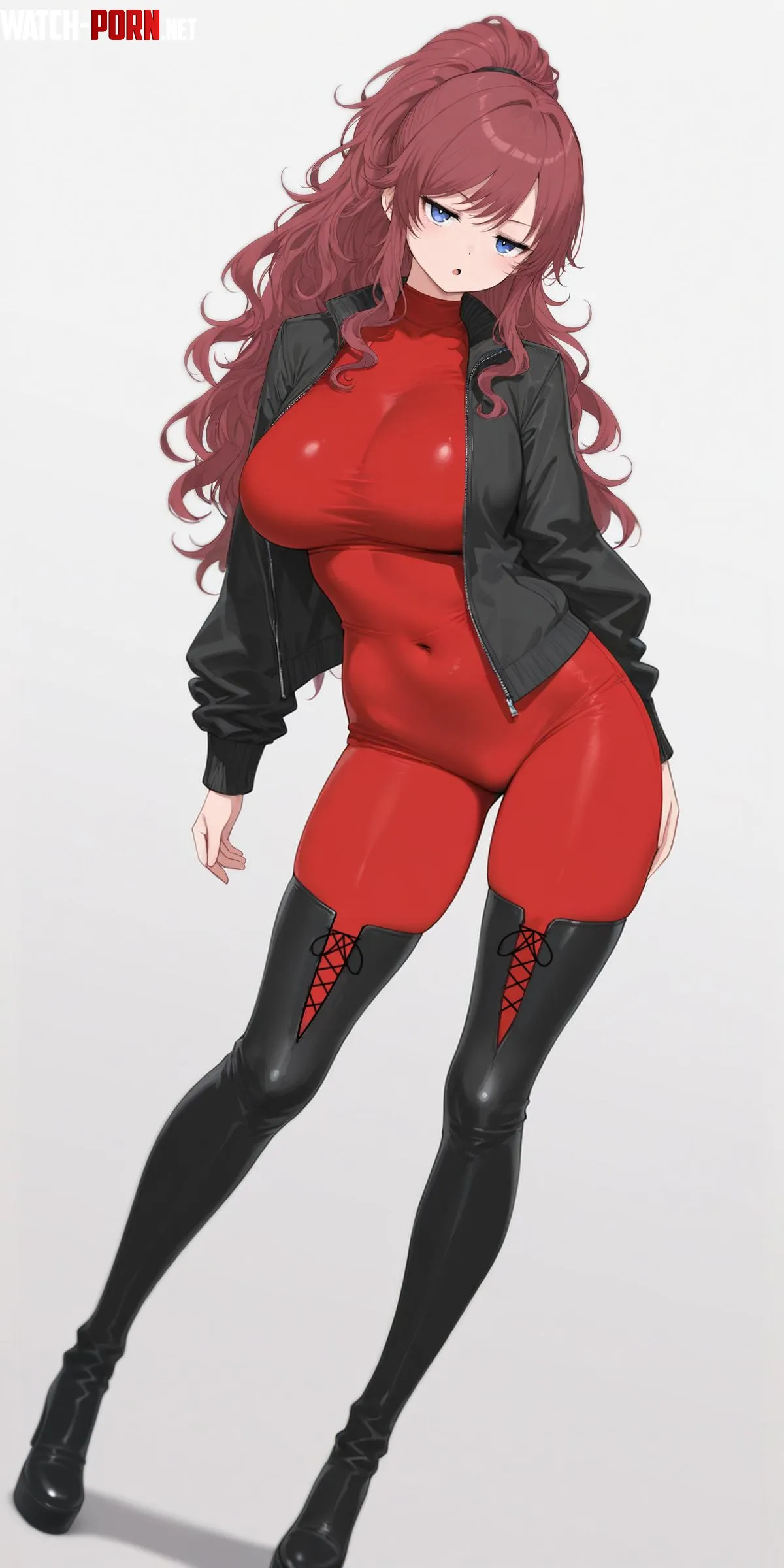 Red Bodysuit by WoolsonDaSheep