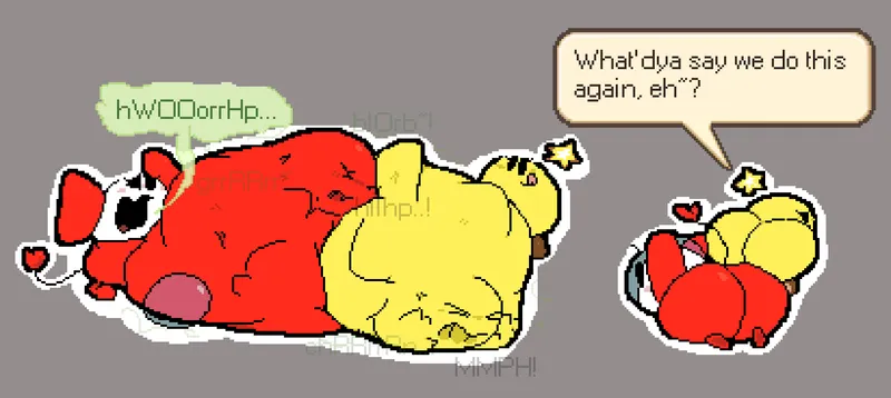 Thumbnail Nsfwaltofsomeguy's Illustration of Chuchu Rocket and Starlow Voring Together