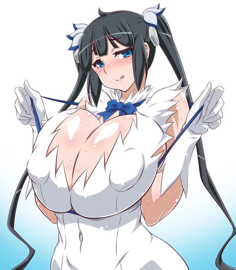 Thumbnail BigAnimeTiddies: Attacking_Diarrhea upgrades Hestia from Danmachi in style