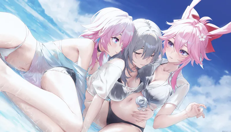 Thumbnail March7 - Stelle & Evanescia in Honkai: Star Rail by Silent_Steak_9540