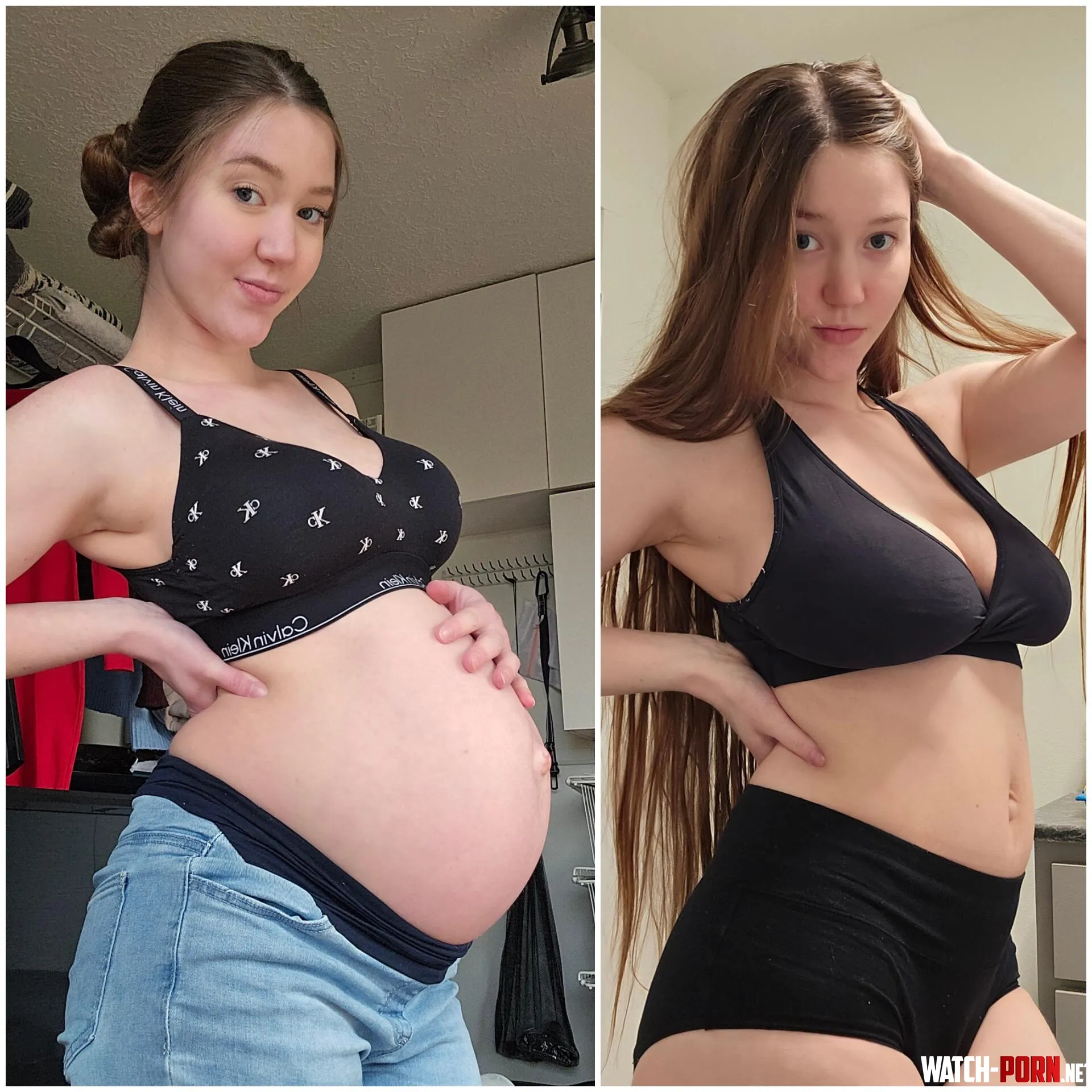 Pregnant vs Postpartum by jade_love_12345
