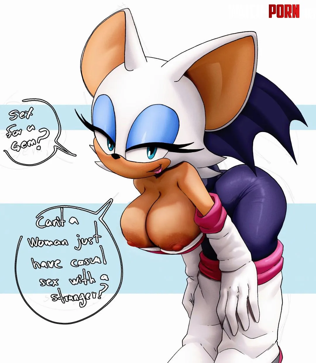 Rouge the Bat (inkershike) [Sonic the Hedgehog] by Novel_Stomach_4811