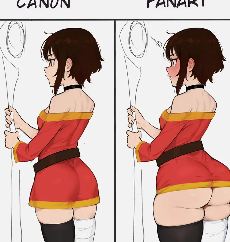Thumbnail Elegant Flawlessness of megumin from konosuba: shaardy's AnimeBooty Feature