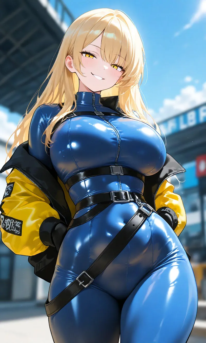 Thumbnail WoolsonDaSheep's Anime Bodysuits Chronicle: Tight Blue Bodysuit Madness