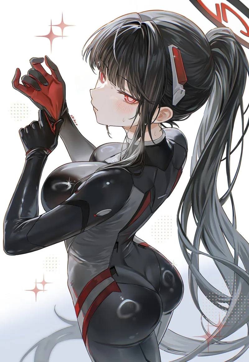 Thumbnail WoolsonDaSheep's Anime Bodysuits Showcase: Rio Tsukatsuki from Blue Archive