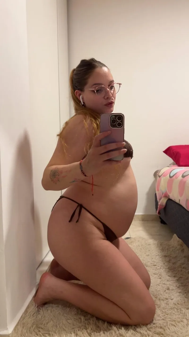 Thumbnail Exploring Petite Pregnant Fantasies with janinephelps in PregnantPetite